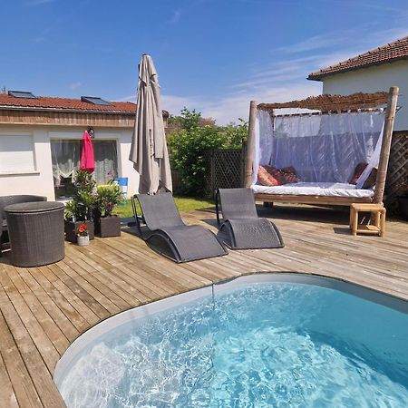 La Serenite Balinaise, Chambre Et Sdb Privee, Jardin , Piscine Et Jacuzzi En Saison, Pres De Chantilly, Parc Asterix Et Cdg Et Paris En 20' أوري لا فيل المظهر الخارجي الصورة