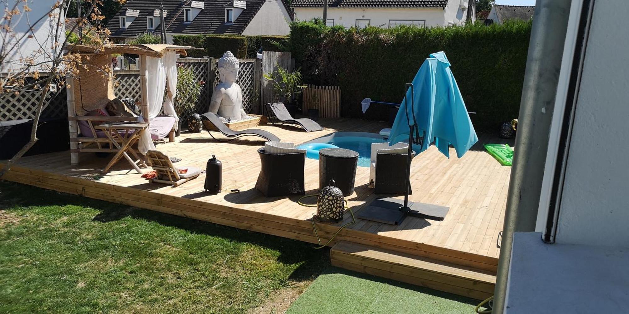 La Serenite Balinaise, Chambre Et Sdb Privee, Jardin , Piscine Et Jacuzzi En Saison, Pres De Chantilly, Parc Asterix Et Cdg Et Paris En 20' أوري لا فيل المظهر الخارجي الصورة