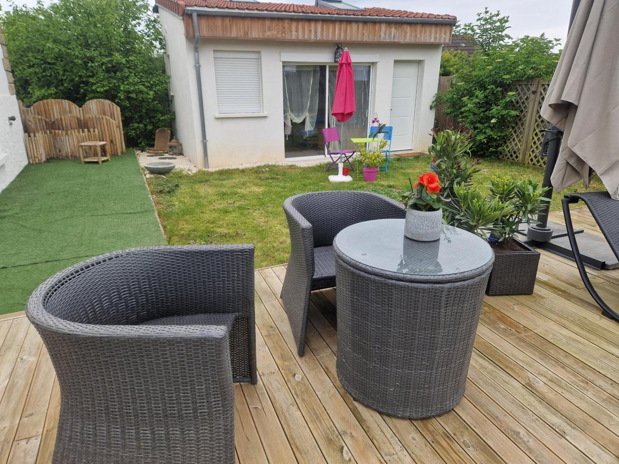 La Serenite Balinaise, Chambre Et Sdb Privee, Jardin , Piscine Et Jacuzzi En Saison, Pres De Chantilly, Parc Asterix Et Cdg Et Paris En 20' أوري لا فيل المظهر الخارجي الصورة
