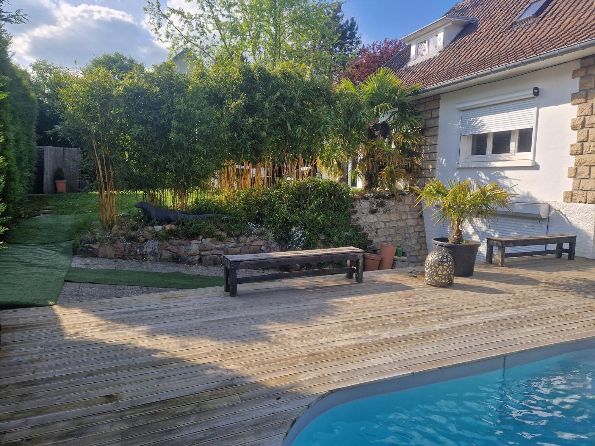 La Serenite Balinaise, Chambre Et Sdb Privee, Jardin , Piscine Et Jacuzzi En Saison, Pres De Chantilly, Parc Asterix Et Cdg Et Paris En 20' أوري لا فيل المظهر الخارجي الصورة