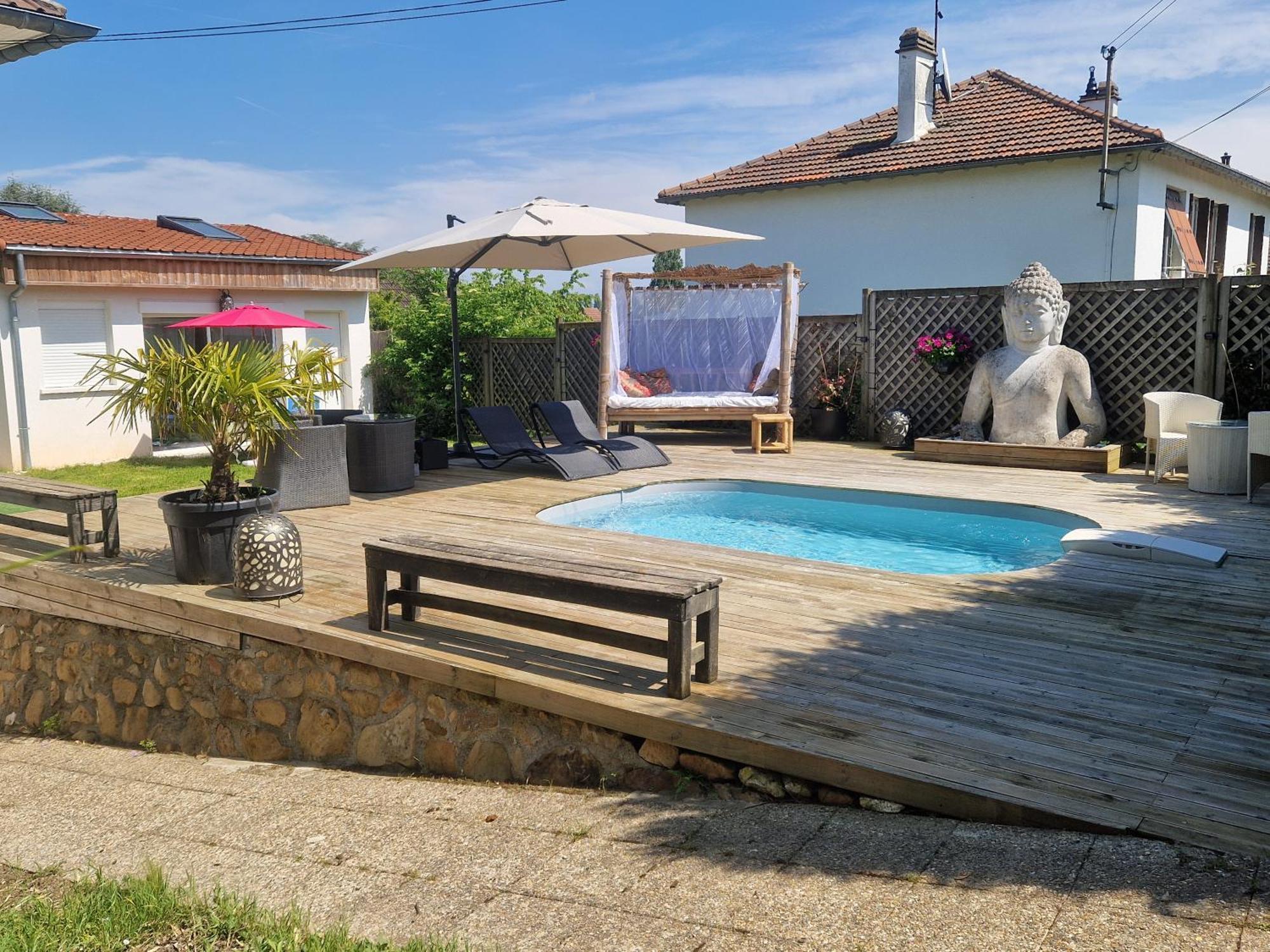 La Serenite Balinaise, Chambre Et Sdb Privee, Jardin , Piscine Et Jacuzzi En Saison, Pres De Chantilly, Parc Asterix Et Cdg Et Paris En 20' أوري لا فيل المظهر الخارجي الصورة